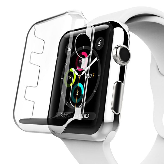 For Apple Watch Series 3 42mm Transparent PC Protective Case-garmade.com
