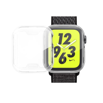 Full Coverage Plating TPU Case for Apple Watch Series 5 & 4 40mm(Transparent)-garmade.com