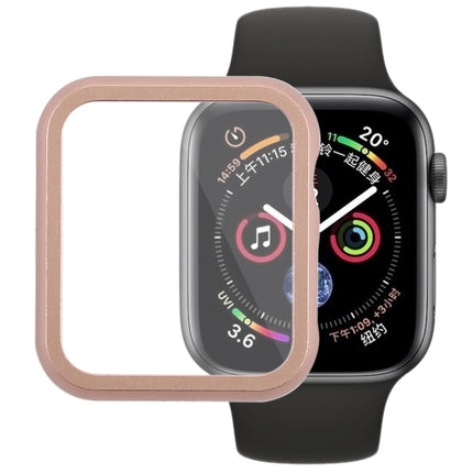 Metal Front Frame Protective Case for Apple Watch Series 5 & 4 40mm(Pink)-garmade.com