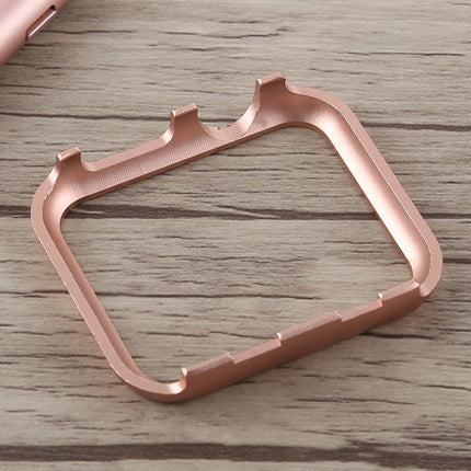 Metal Front Frame Protective Case for Apple Watch Series 5 & 4 40mm(Pink)-garmade.com