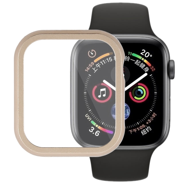 Metal Front Frame Protective Case for Apple Watch Series 5 & 4 40mm(Gold)-garmade.com