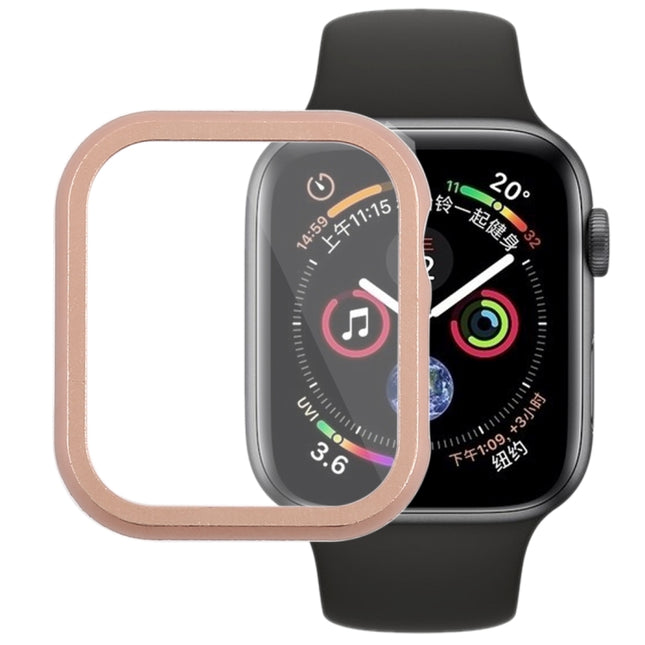 Metal Front Frame Protective Case for Apple Watch Series 5 & 4 40mm(Rose Gold)-garmade.com