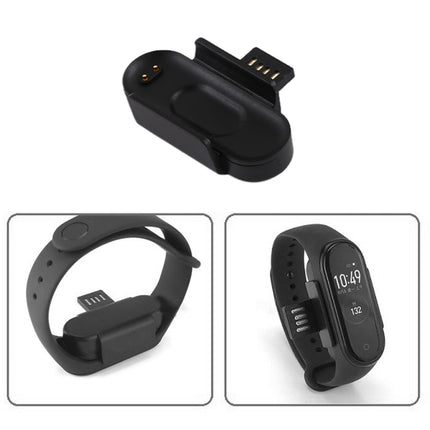 For Xiaomi Mi Band 4 Charger Charging Dock Base Stand Holder with 1m Charging Cable(Black)-garmade.com