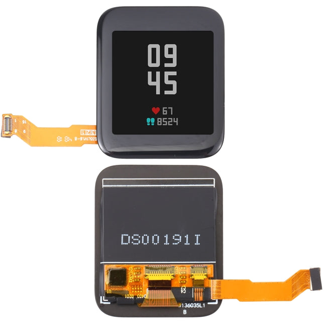 LCD Screen and Digitizer Full Assembly for Amazfit Lite(Black)-garmade.com