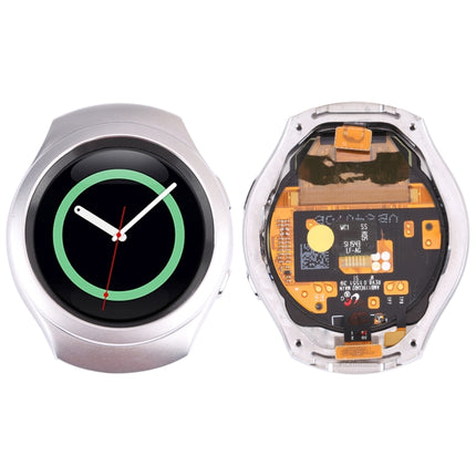 LCD Screen and Digitizer Full Assembly With Frame for Samsung Galaxy Gear S2 SM-R720(White)-garmade.com