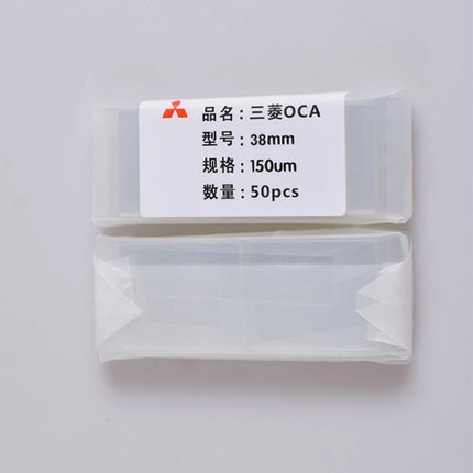Spare Parts for iPhone, 50 PCS OCA Optically Clear Adhesive for Apple Watch Series 1 / 2 / 3 38MM-garmade.com
