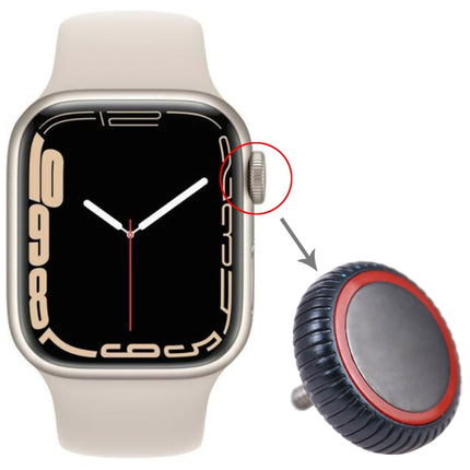 Watch Crown Nut Replacement For Apple Watch Series 7 (LTE) (Grey)-garmade.com