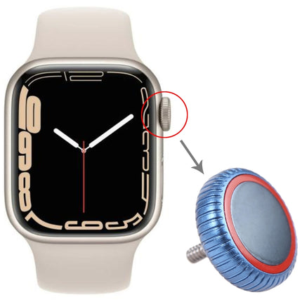 Watch Crown Nut Replacement For Apple Watch Series 7 (LTE) (Blue)-garmade.com