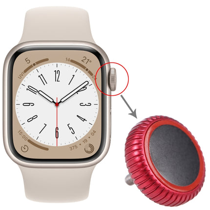 Watch Crown Nut Replacement For Apple Watch Series 8 (LTE)(Red)-garmade.com