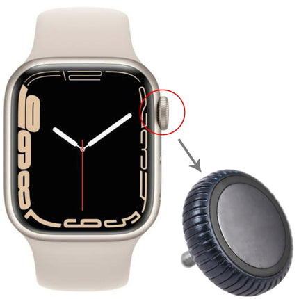 Watch Crown Nut Replacement For Apple Watch Series 7 (GPS) (Grey)-garmade.com