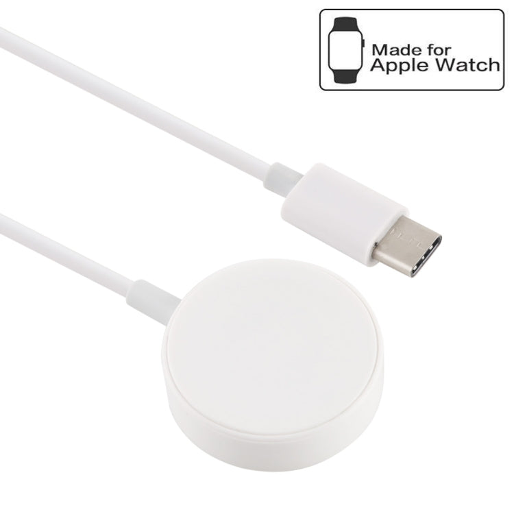 30cm Universal Portable Magnetic Wireless Charger for Apple Watch Series 4 & 3 & 2 & 1 (White)-garmade.com