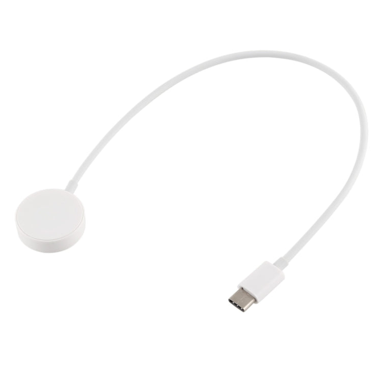 30cm Universal Portable Magnetic Wireless Charger for Apple Watch Series 4 & 3 & 2 & 1 (White)-garmade.com