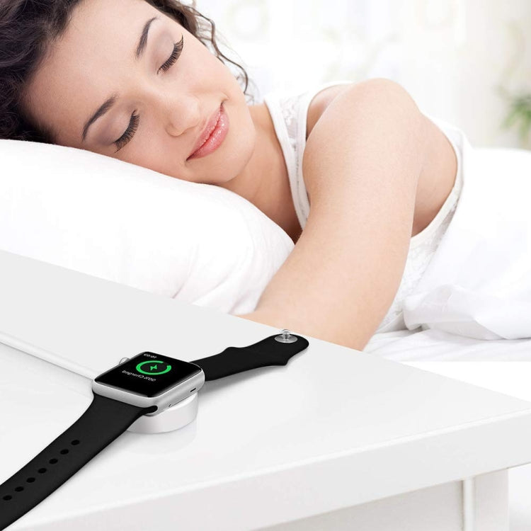 30cm Universal Portable Magnetic Wireless Charger for Apple Watch Series 4 & 3 & 2 & 1 (White)-garmade.com