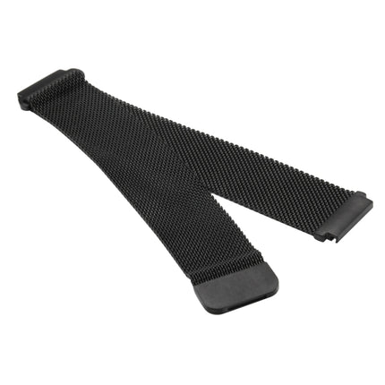 For Fitbit Blaze Watch Loop Magnetic Closure Clasp Stainless Steel Watchband(Black)-garmade.com