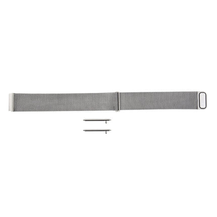 For Samsung Gear S2 Classic / S2 Watch Loop Magnetic Closure Clasp Stainless Steel Watchband(Silver)-garmade.com