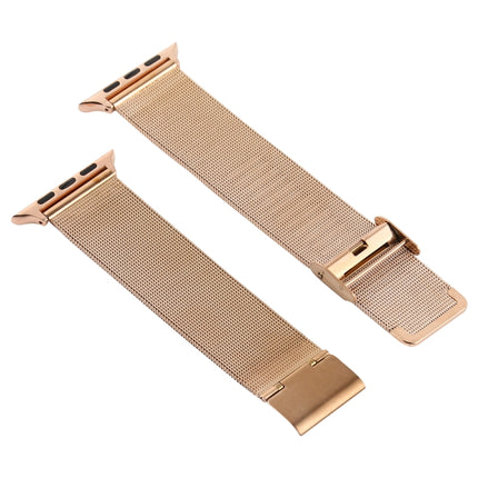 Stainless Steel Watchband for Apple Watch Series 3 & 2 & 1 42mm(Rose Gold)-garmade.com