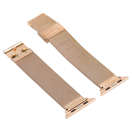 Stainless Steel Watchband for Apple Watch Series 3 & 2 & 1 38mm(Rose Gold)-garmade.com