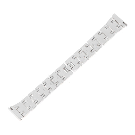 Metal Wrist Strap Watch Band for Samsung Gear S3(Silver Yellow)-garmade.com