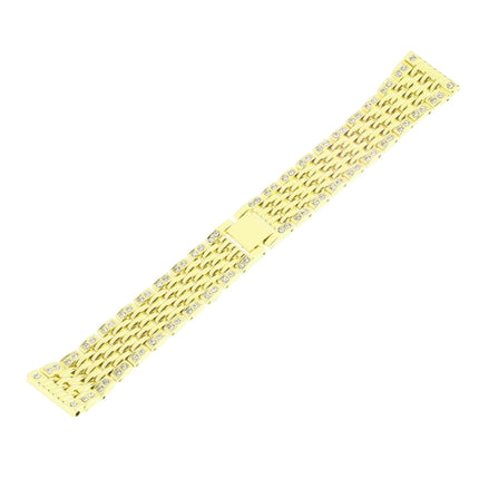 Metal Wrist Strap Watch Band for Samsung Gear S3 (Gold)-garmade.com