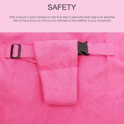 Classic Comfortable Safe Baby Sofa Feeding Bed Cover without Filling (Pink)-garmade.com