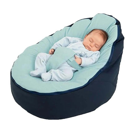 Classic Comfortable Safe Baby Sofa Feeding Bed Cover without Filling (Blue)-garmade.com
