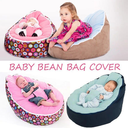 Classic Comfortable Safe Baby Sofa Feeding Bed Cover without Filling (Pink)-garmade.com