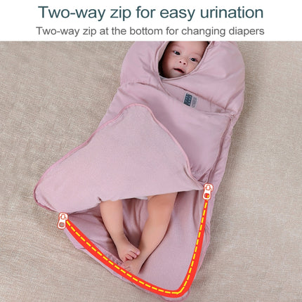 Baby Sleeping Bag Thickened Warm Newborn Quilt, Size:80cm, for 0-1 Years Old (Red)-garmade.com