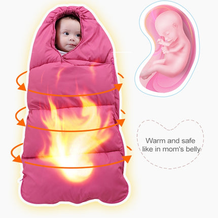Baby Sleeping Bag Thickened Warm Newborn Quilt, Size:80cm, for 0-1 Years Old (Red)-garmade.com