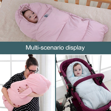 Baby Sleeping Bag Thickened Warm Newborn Quilt, Size:90cm, for 1-2 Years Old (Red)-garmade.com