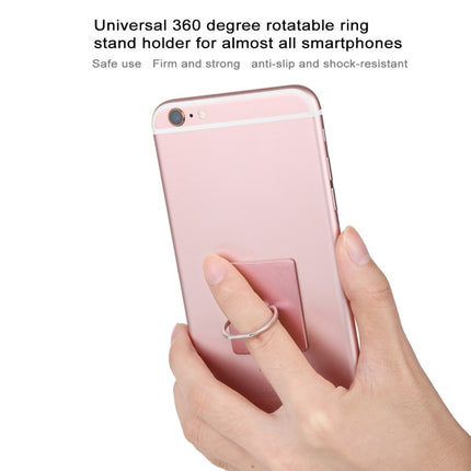 Ring Buckle Multifunction Cell Phone Holder(Rose Gold)-garmade.com