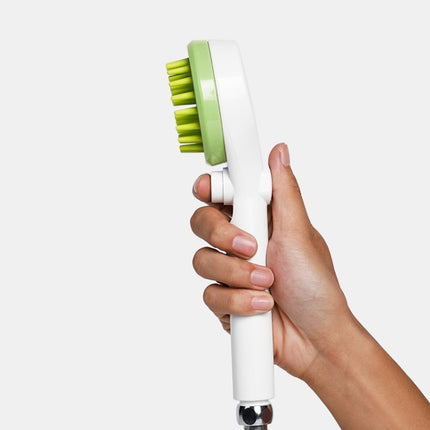 Pet Shower Nozzle Massage Shower, with Hose Universal Joint (Green)-garmade.com