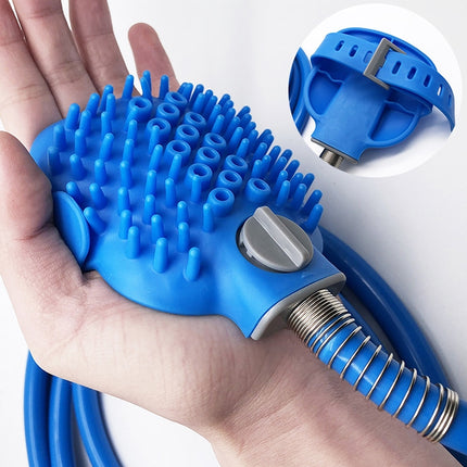 Pet Shower Nozzle Massage Shower (Blue)-garmade.com