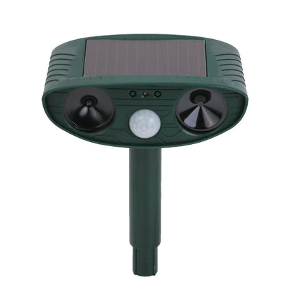 Powerful Ultrasonic Solar-powered Animal Repeller With PIR Sensor & Light Sensor-garmade.com