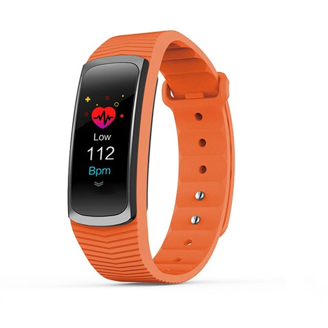 SMA-B3 Fitness Tracker 0.96 inch Bluetooth Smart Bracelet, IP67 Waterproof, Support Activity Traker / Heart Rate Monitor / Blood Pressure Monitor / Remote Capture(Orange)-garmade.com