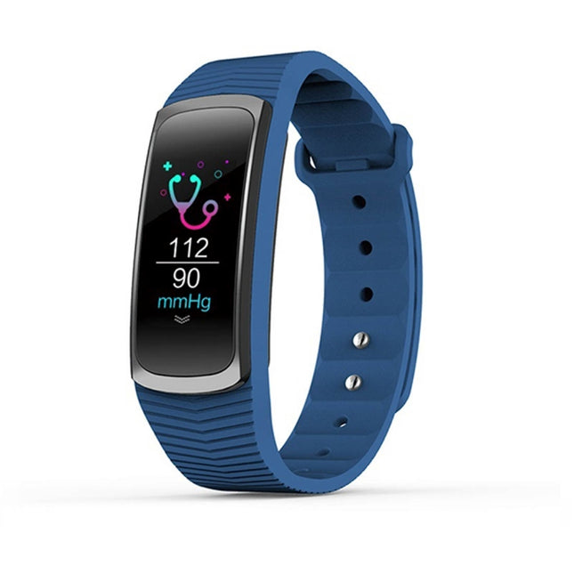 SMA-B3 Fitness Tracker 0.96 inch Bluetooth Smart Bracelet, IP67 Waterproof, Support Activity Traker / Heart Rate Monitor / Blood Pressure Monitor / Remote Capture (Blue)-garmade.com