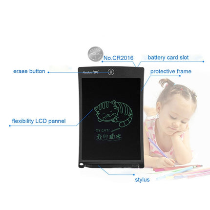 Howshow 8.5 inch LCD Pressure Sensing E-Note Paperless Writing Tablet / Writing Board (Black)-garmade.com