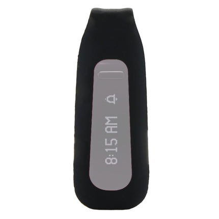 For Fitbit One Smart Watch Clip Style Silicone Case, Size: 6x2.2x1.5cm(Black)-garmade.com