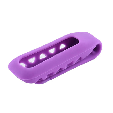 For Fitbit One Smart Watch Clip Style Silicone Case, Size: 6x2.2x1.5cm(Purple)-garmade.com