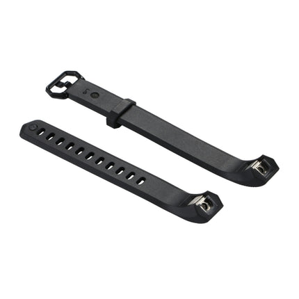 For Fitbit Alta Smart Watch Silicone Watchband, Length: about 23.8cm(Black)-garmade.com
