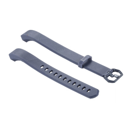 For Fitbit Alta Smart Watch Silicone Watchband, Length: about 23.8cm(Grey)-garmade.com