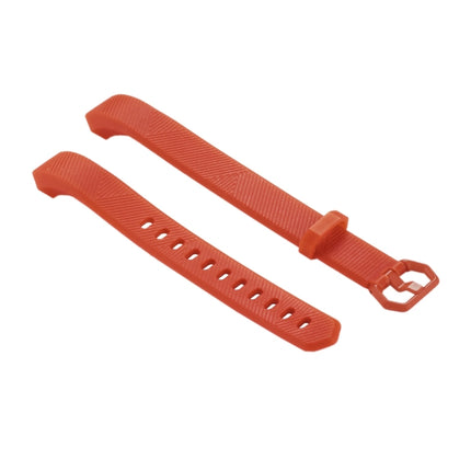 For Fitbit Alta Smart Watch Silicone Watchband, Length: about 23.8cm(Red)-garmade.com