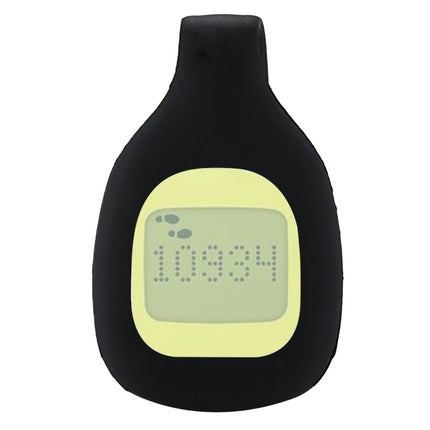 For Fitbit Zip Smart Watch Clip Style Silicone Case, Size: 5.2x3.2x1.3cm(Black)-garmade.com