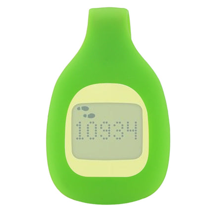 For Fitbit Zip Smart Watch Clip Style Silicone Case, Size: 5.2x3.2x1.3cm(Green)-garmade.com