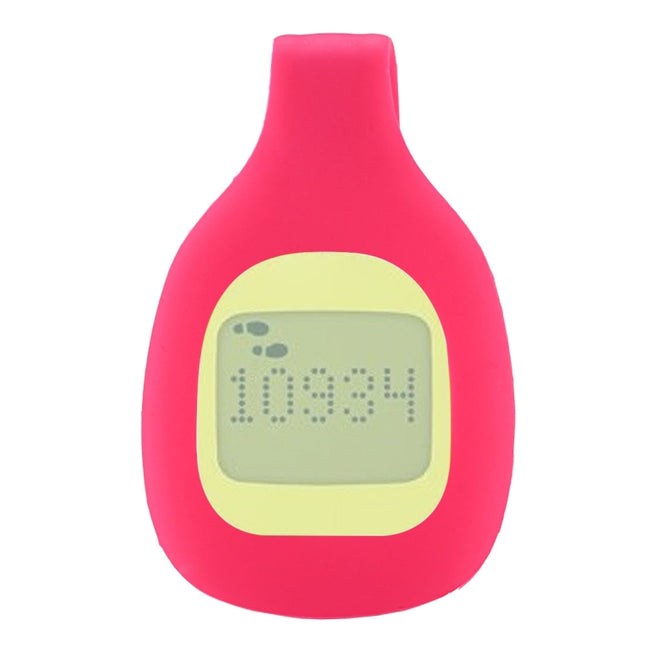 For Fitbit Zip Smart Watch Clip Style Silicone Case, Size: 5.2x3.2x1.3cm(Magenta)-garmade.com
