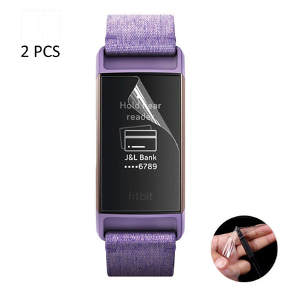 2 PCS ENKAY Hat-Prince TPU Film Screen Protector for Fitbit Charge 3-garmade.com