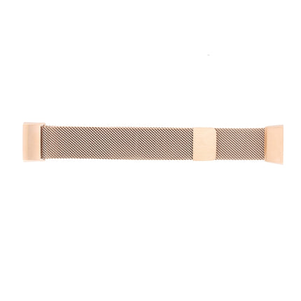 Metal Wrist Strap Watch Band for Fitbit Charge 3 (Gold)-garmade.com