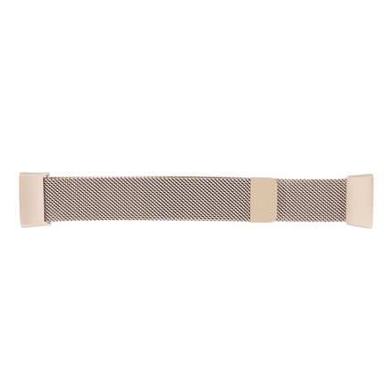 Metal Wrist Strap Watch Band for Fitbit Charge 3(Vintage Gold)-garmade.com