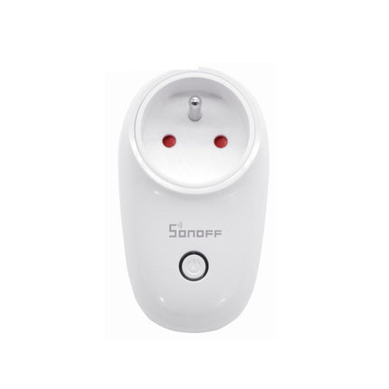 Sonoff S26 WiFi Smart Power Plug Socket Wireless Remote Control Timer Power Switch, Compatible with Alexa and Google Home, Support iOS and Android, EU Type F Plug-garmade.com