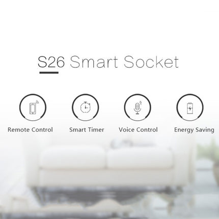 Sonoff S26 WiFi Smart Power Plug Socket Wireless Remote Control Timer Power Switch, Compatible with Alexa and Google Home, Support iOS and Android, EU Type F Plug-garmade.com