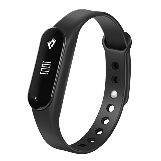 CHIGU C6 0.69 inch OLED Display Bluetooth Smart Bracelet, Support Heart Rate Monitor / Pedometer / Calls Remind / Sleep Monitor / Sedentary Reminder / Alarm / Anti-lost, Compatible with Android and iOS Phones (Black)-garmade.com